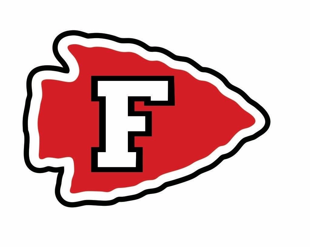  Red arrowhead with white F for Fox.